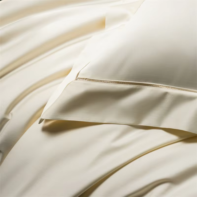 Luxury 1000TC Egyptian Cotton Bedding Set Smooth Satin Feel Duvet Cover Flat Sheet Pillow Cover Hotel Grade Home Textiles 4Pcs