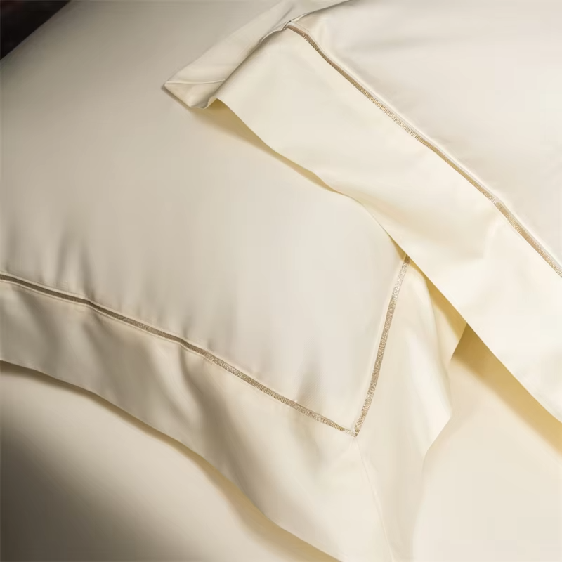 Luxury 1000TC Egyptian Cotton Bedding Set Smooth Satin Feel Duvet Cover Flat Sheet Pillow Cover Hotel Grade Home Textiles 4Pcs