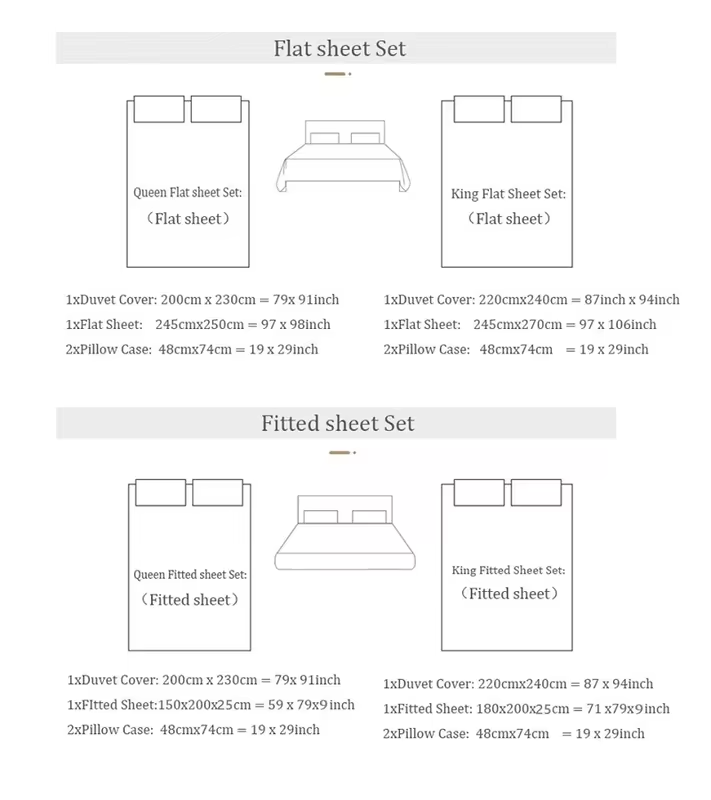 4Pcs Luxury Jacquard Egyptian Cotton Grey Bedding Set Soft Silky Duvet Cover Set, Bed Linen/Fitted Sheet, Pillowcases, Bed Set