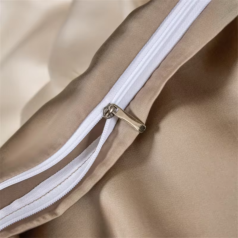 Natural Bamboo Bedding Set Silky Ultra Soft 300TC Duvet Cover Set 100% Bamboo Bed Sheet Set Embroidered Pillowcase Fitted Sheet