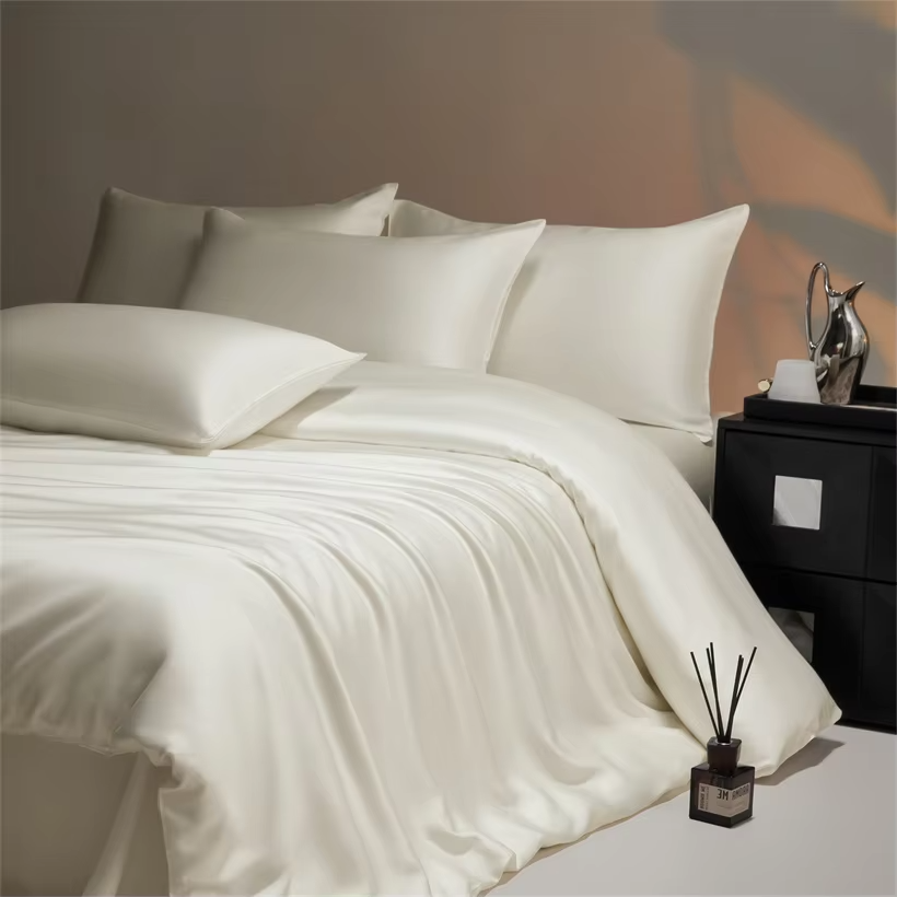 Silky Bedding Set Luxury Natural 100% Bamboo Duvet Cover Set Bedsheet Bed Linen Pillowcase Double Bed Sheet Set King Queen Size