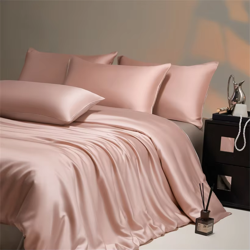 Silky Bedding Set Luxury Natural 100% Bamboo Duvet Cover Set Bedsheet Bed Linen Pillowcase Double Bed Sheet Set King Queen Size