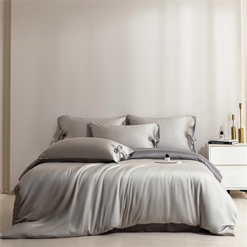 100% Viscose Derived from Bamboo Bedding Set with Duvet Cover Bed Sheet Pillowcase Silky Soft Comforter Cover Bedsheet Bed Linen