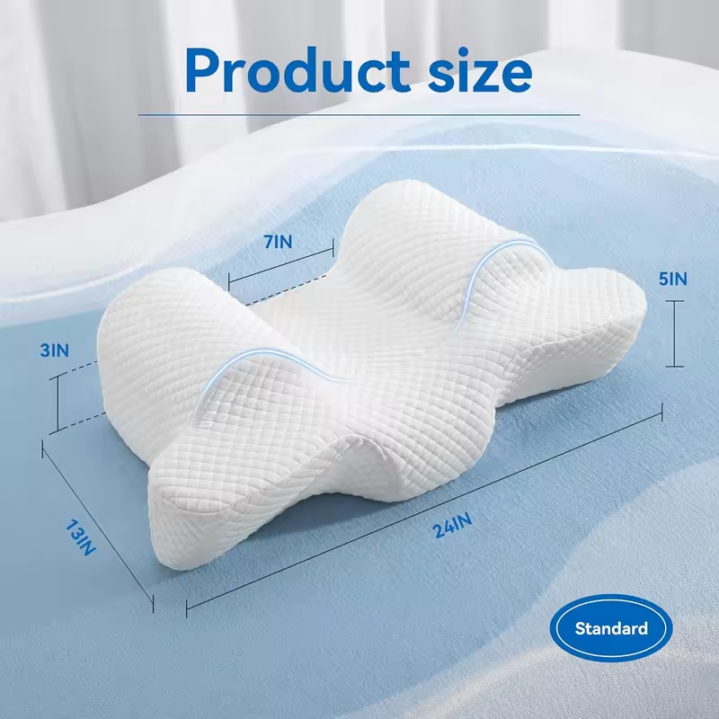 Sleeping Beauty Pillow Anti-Wrinkle Neck Protection Sleep Memory Foam Pillow Comfortable Soft Skin Care Bedding Cool Face Pillow