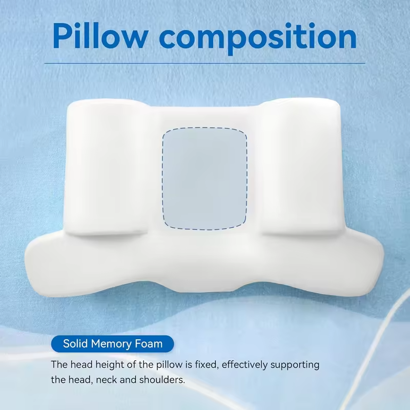 Sleeping Beauty Pillow Anti-Wrinkle Neck Protection Sleep Memory Foam Pillow Comfortable Soft Skin Care Bedding Cool Face Pillow