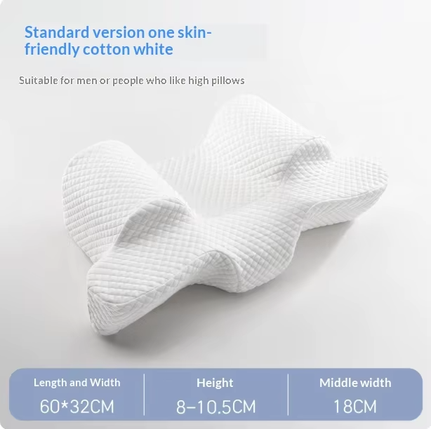 Sleeping Beauty Pillow Anti-Wrinkle Neck Protection Sleep Memory Foam Pillow Comfortable Soft Skin Care Bedding Cool Face Pillow