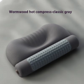 Upgraded Version Popular Wormwood Hot Compress Cervical Pillow for Heating & Cylinder Protecting Cervical Spine and Aiding Sleep