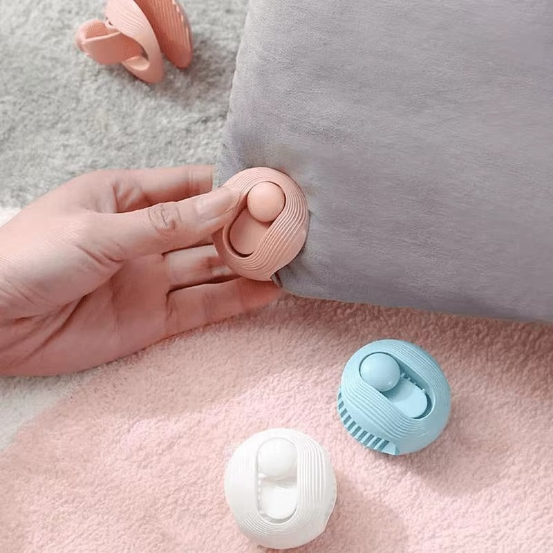 4Pcs ABS Non Slip Gripper Round Shape Quilt Clips Fixer Needleless Cover Holder Fastener Bed Sheet Blankets Fastener Clips