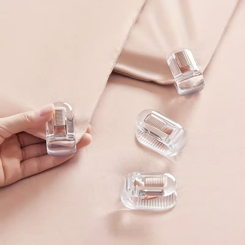 6pcs Duvet Clips Sheet Quilt Anti-Slip Clips Hotel Curtain Duvet Covers Buckles Home Traceless Anti-Run Sofa Covers Fixing Clips
