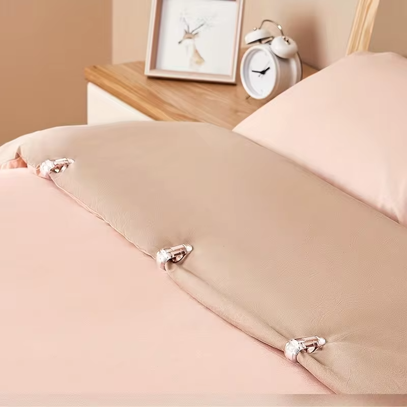 6pcs Duvet Clips Sheet Quilt Anti-Slip Clips Hotel Curtain Duvet Covers Buckles Home Traceless Anti-Run Sofa Covers Fixing Clips
