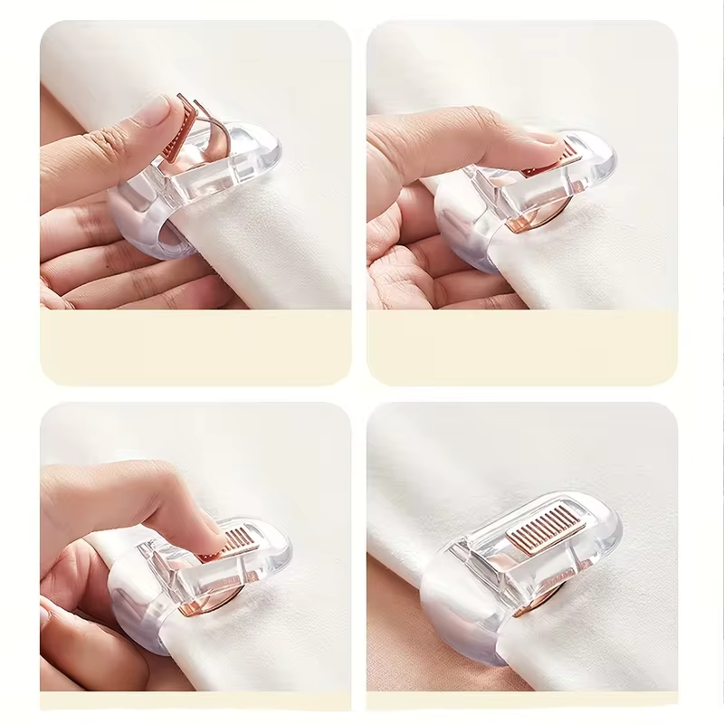 6pcs Duvet Clips Sheet Quilt Anti-Slip Clips Hotel Curtain Duvet Covers Buckles Home Traceless Anti-Run Sofa Covers Fixing Clips