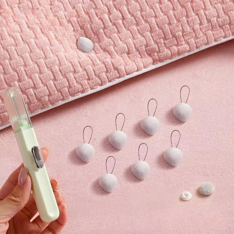 8pcs Set Universal Quilt Cover Fixer Line Easily Install Double-Sided Bed Sheet Fastener Cotton Quilt Fixer Buckle Home Use
