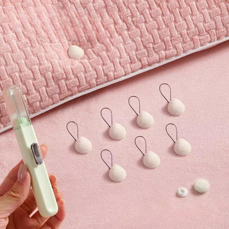 8pcs Set Universal Quilt Cover Fixer Line Easily Install Double-Sided Bed Sheet Fastener Cotton Quilt Fixer Buckle Home Use