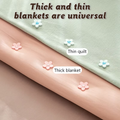 18PCS BedSheet Quilt Clip One Button Unlock Duvet Cover Fastener Clip Anti Slip Blanket Buckles Quilt Holder Fixator Grippers