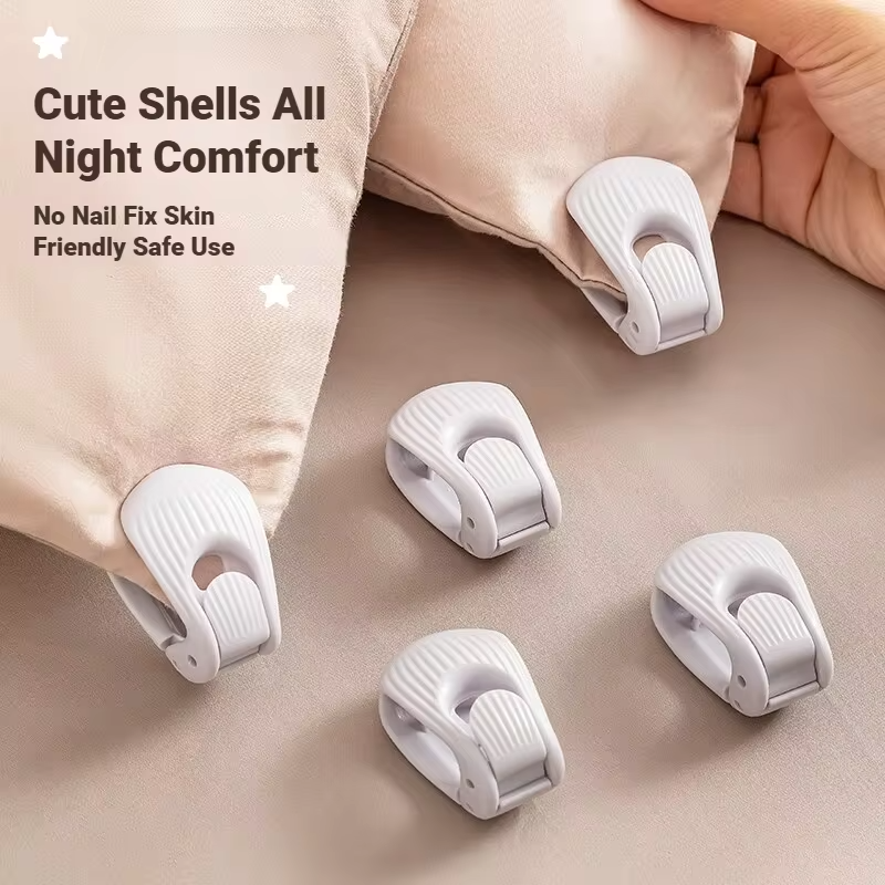 Duvet Cover Clips Anti-Slip Quilt Holder Clips Quilt Sheet Holder Comfort00000er Fasteners Grippers No Pins Plastic Quilt Fixer