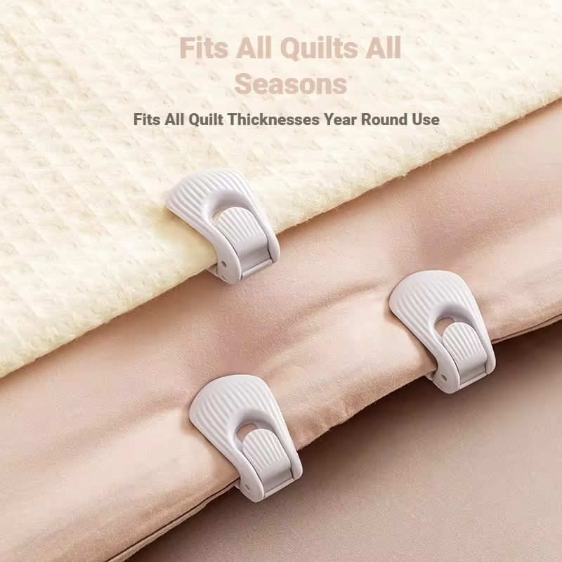 Duvet Cover Clips Anti-Slip Quilt Holder Clips Quilt Sheet Holder Comfort00000er Fasteners Grippers No Pins Plastic Quilt Fixer
